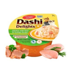 Cat Dashi Delights Receita de Frango com Atum e Vieira 